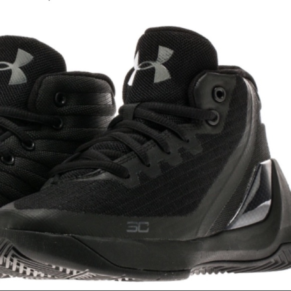 Steph Curry 3 Under Armour Black Basketball Shoe